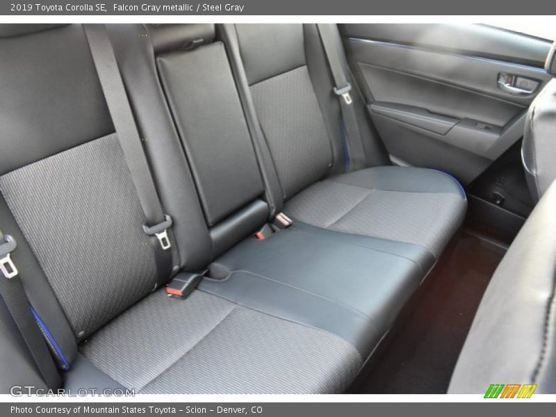 Falcon Gray metallic / Steel Gray 2019 Toyota Corolla SE