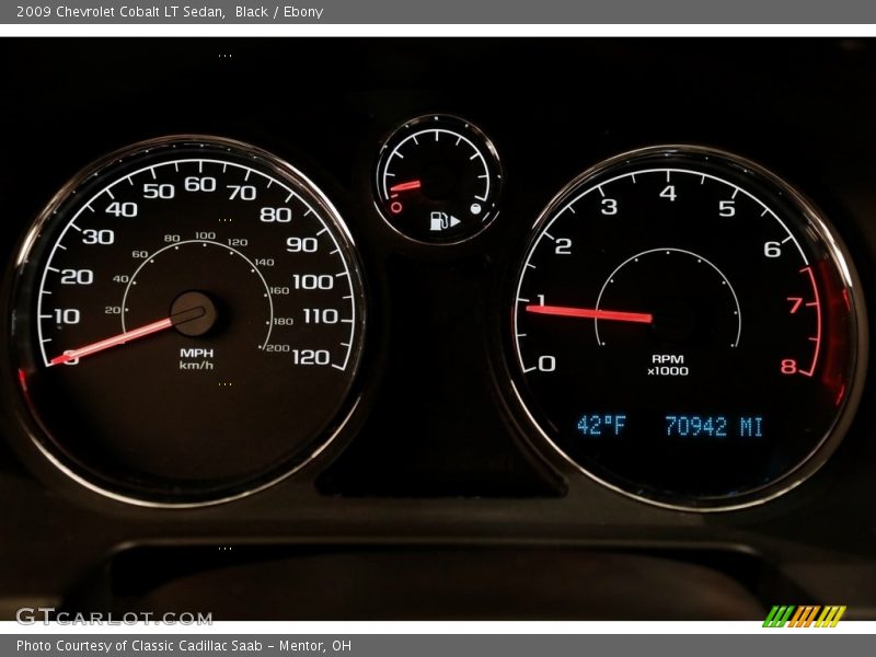 Black / Ebony 2009 Chevrolet Cobalt LT Sedan