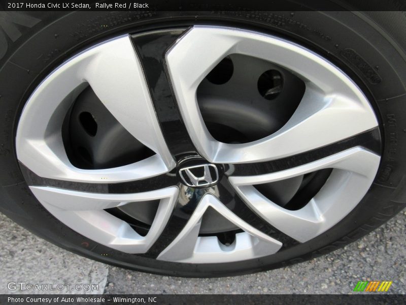 Rallye Red / Black 2017 Honda Civic LX Sedan