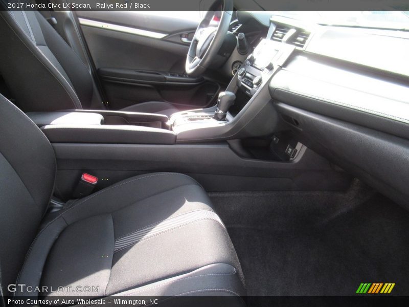 Rallye Red / Black 2017 Honda Civic LX Sedan