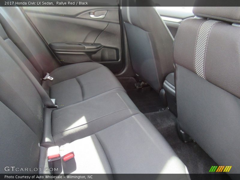 Rallye Red / Black 2017 Honda Civic LX Sedan
