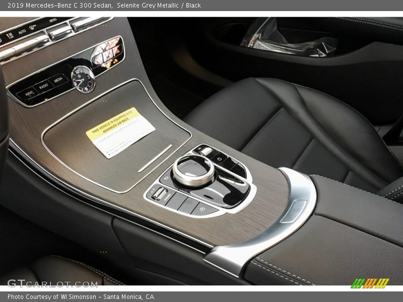 Selenite Grey Metallic / Black 2019 Mercedes-Benz C 300 Sedan