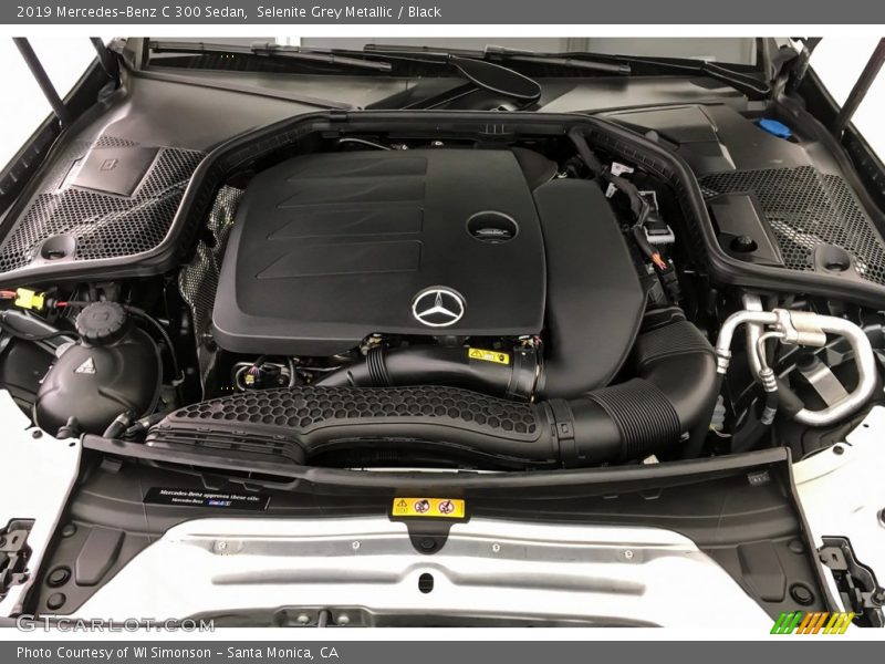 Selenite Grey Metallic / Black 2019 Mercedes-Benz C 300 Sedan