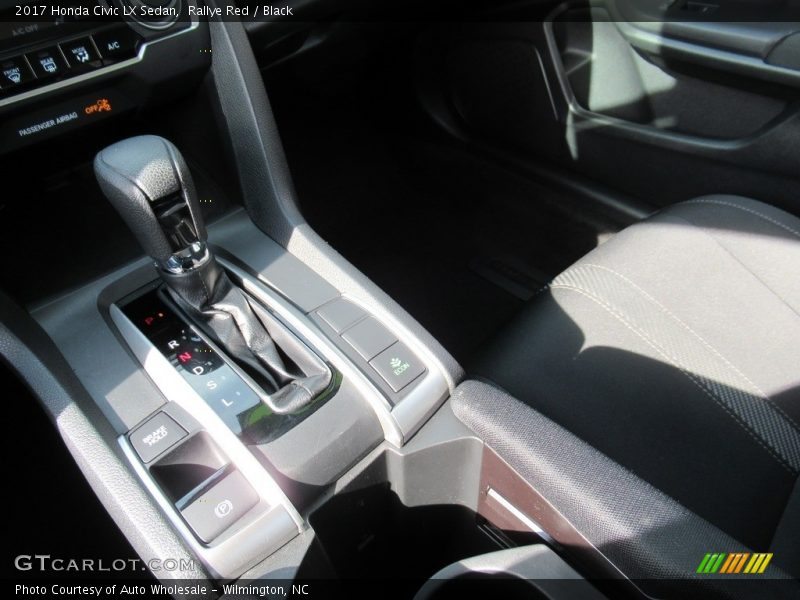 Rallye Red / Black 2017 Honda Civic LX Sedan