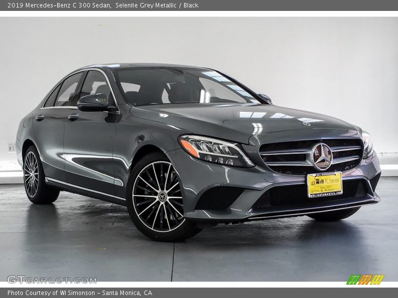 Selenite Grey Metallic / Black 2019 Mercedes-Benz C 300 Sedan