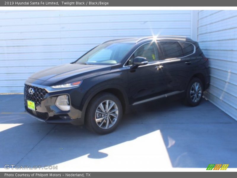 Twilight Black / Black/Beige 2019 Hyundai Santa Fe Limited