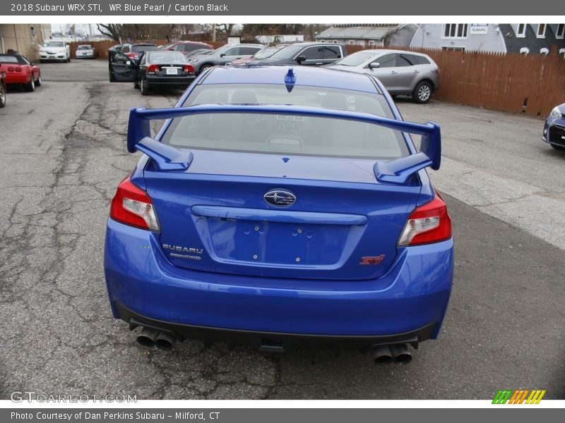 WR Blue Pearl / Carbon Black 2018 Subaru WRX STI