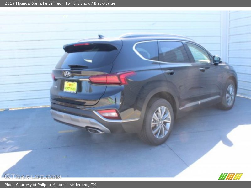 Twilight Black / Black/Beige 2019 Hyundai Santa Fe Limited