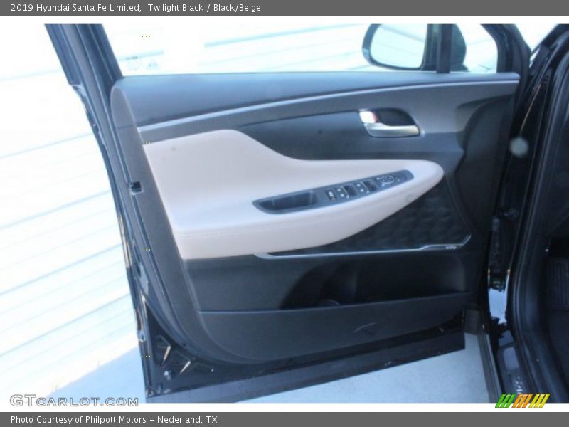Twilight Black / Black/Beige 2019 Hyundai Santa Fe Limited