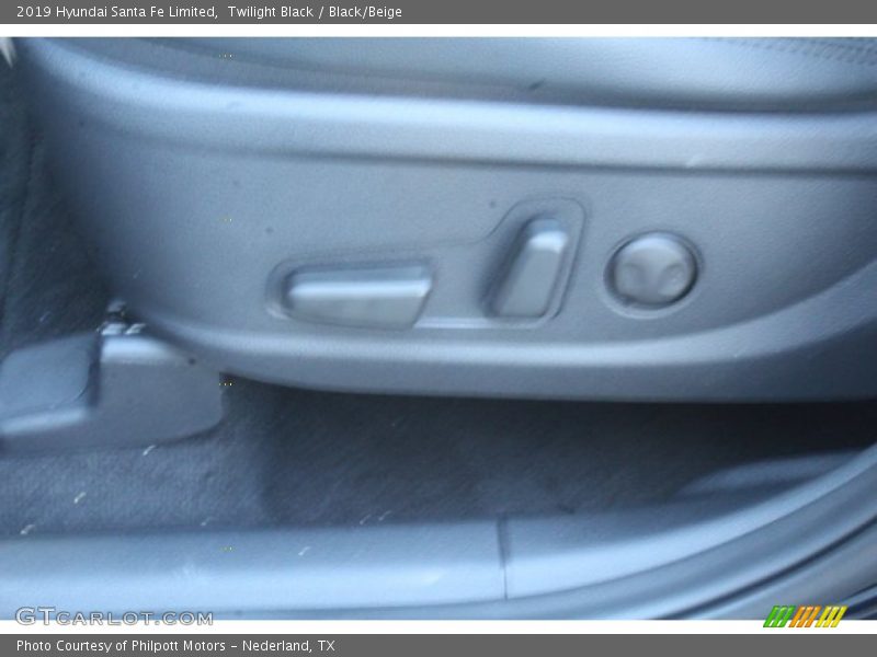 Twilight Black / Black/Beige 2019 Hyundai Santa Fe Limited
