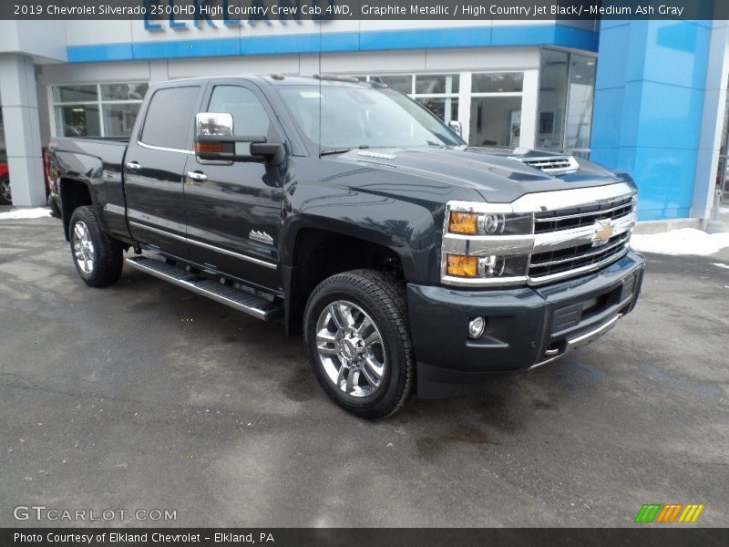 Graphite Metallic / High Country Jet Black/­Medium Ash Gray 2019 Chevrolet Silverado 2500HD High Country Crew Cab 4WD