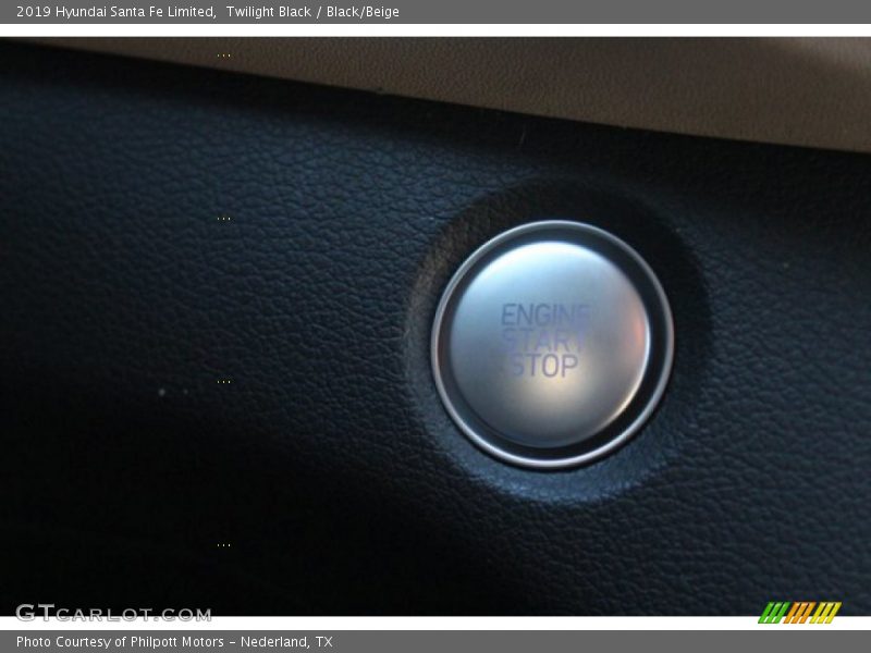 Twilight Black / Black/Beige 2019 Hyundai Santa Fe Limited