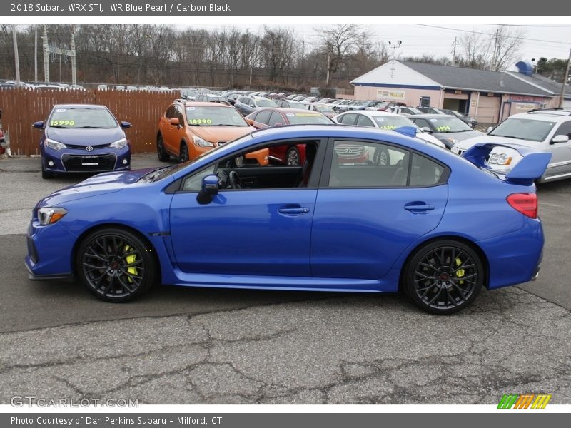 WR Blue Pearl / Carbon Black 2018 Subaru WRX STI