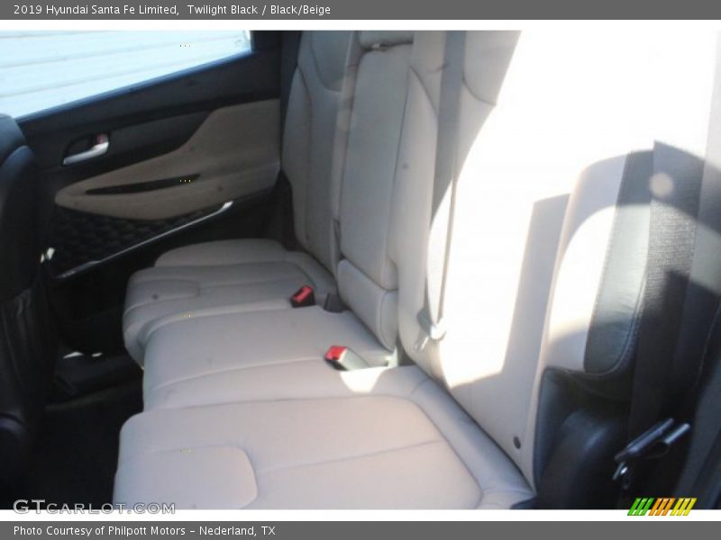 Twilight Black / Black/Beige 2019 Hyundai Santa Fe Limited
