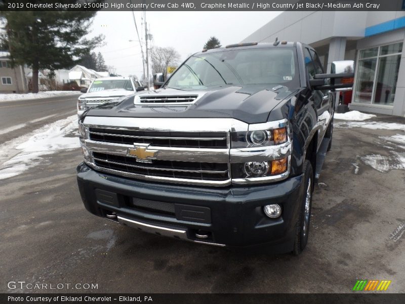 Graphite Metallic / High Country Jet Black/­Medium Ash Gray 2019 Chevrolet Silverado 2500HD High Country Crew Cab 4WD