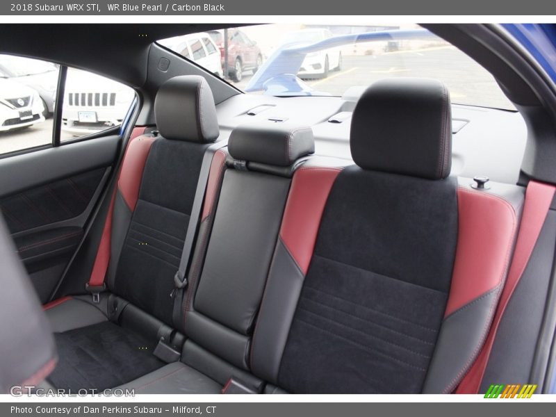 Rear Seat of 2018 WRX STI