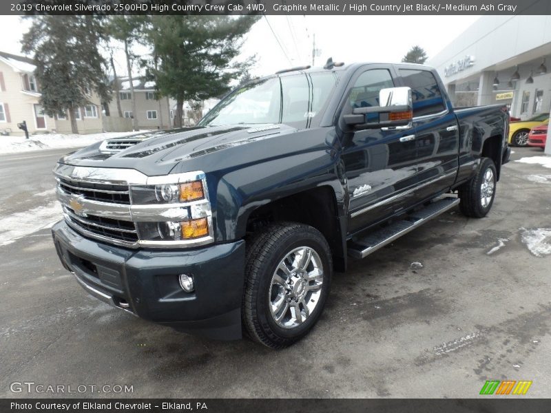 Graphite Metallic / High Country Jet Black/­Medium Ash Gray 2019 Chevrolet Silverado 2500HD High Country Crew Cab 4WD
