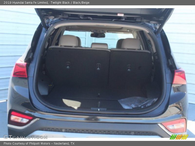 Twilight Black / Black/Beige 2019 Hyundai Santa Fe Limited