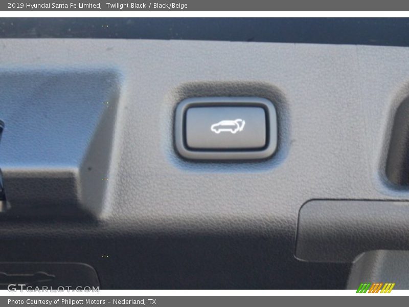Twilight Black / Black/Beige 2019 Hyundai Santa Fe Limited