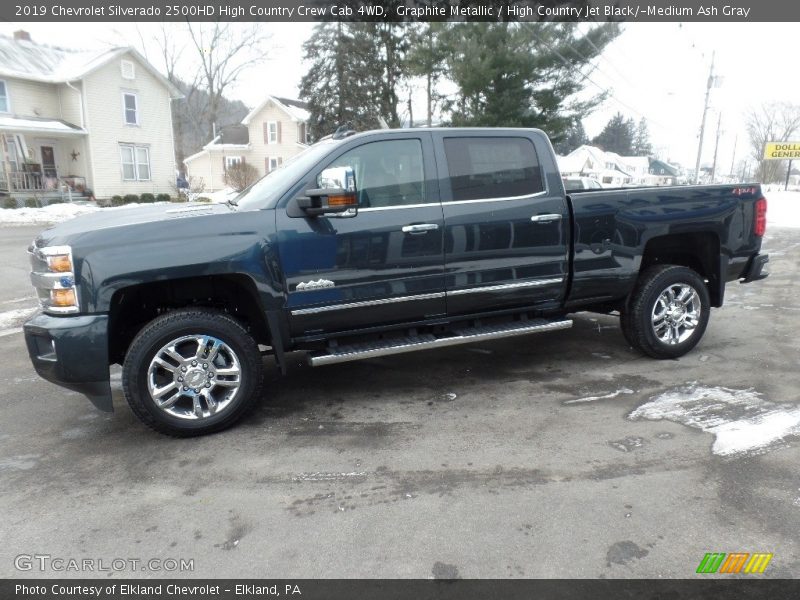 Graphite Metallic / High Country Jet Black/­Medium Ash Gray 2019 Chevrolet Silverado 2500HD High Country Crew Cab 4WD