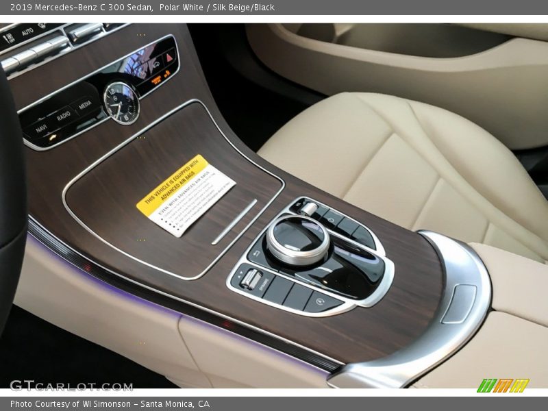 Polar White / Silk Beige/Black 2019 Mercedes-Benz C 300 Sedan