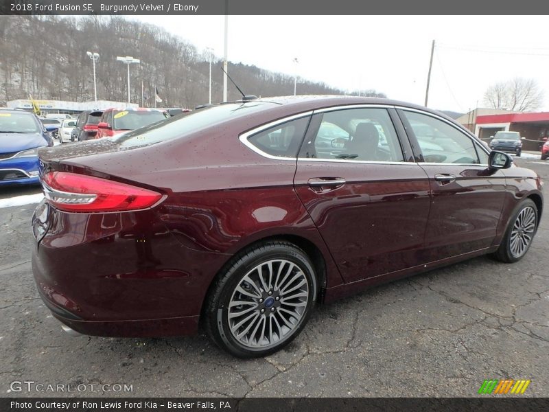 Burgundy Velvet / Ebony 2018 Ford Fusion SE