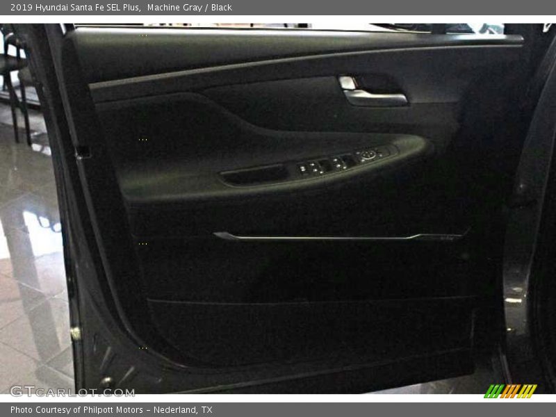 Machine Gray / Black 2019 Hyundai Santa Fe SEL Plus