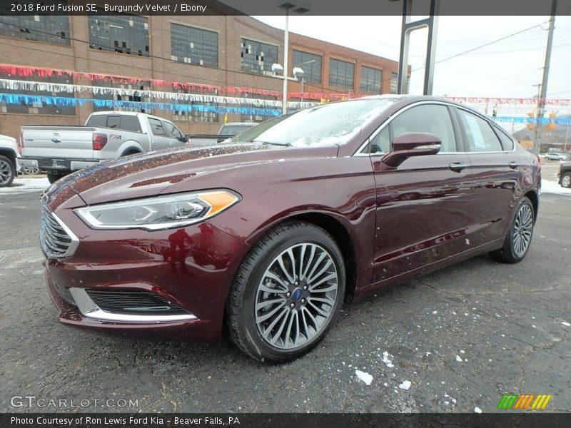Burgundy Velvet / Ebony 2018 Ford Fusion SE