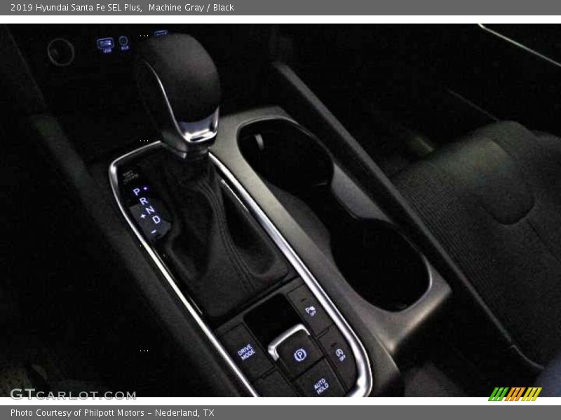 Machine Gray / Black 2019 Hyundai Santa Fe SEL Plus