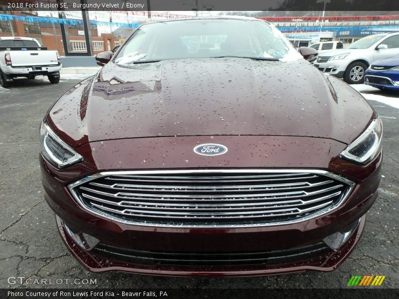 Burgundy Velvet / Ebony 2018 Ford Fusion SE