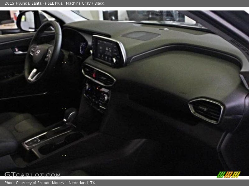 Machine Gray / Black 2019 Hyundai Santa Fe SEL Plus