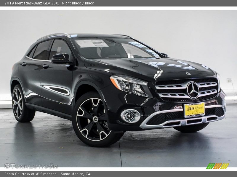 Night Black / Black 2019 Mercedes-Benz GLA 250