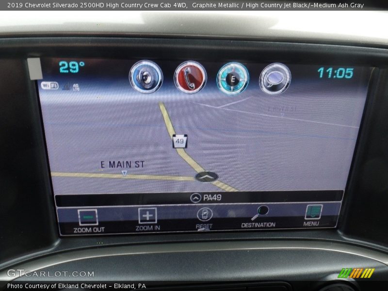 Graphite Metallic / High Country Jet Black/­Medium Ash Gray 2019 Chevrolet Silverado 2500HD High Country Crew Cab 4WD