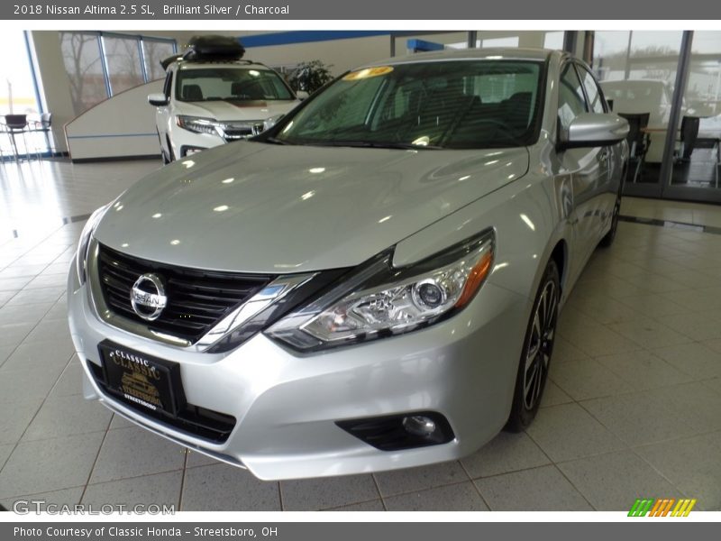 Brilliant Silver / Charcoal 2018 Nissan Altima 2.5 SL