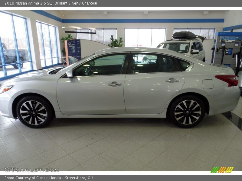 Brilliant Silver / Charcoal 2018 Nissan Altima 2.5 SL