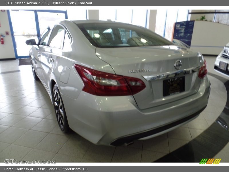 Brilliant Silver / Charcoal 2018 Nissan Altima 2.5 SL