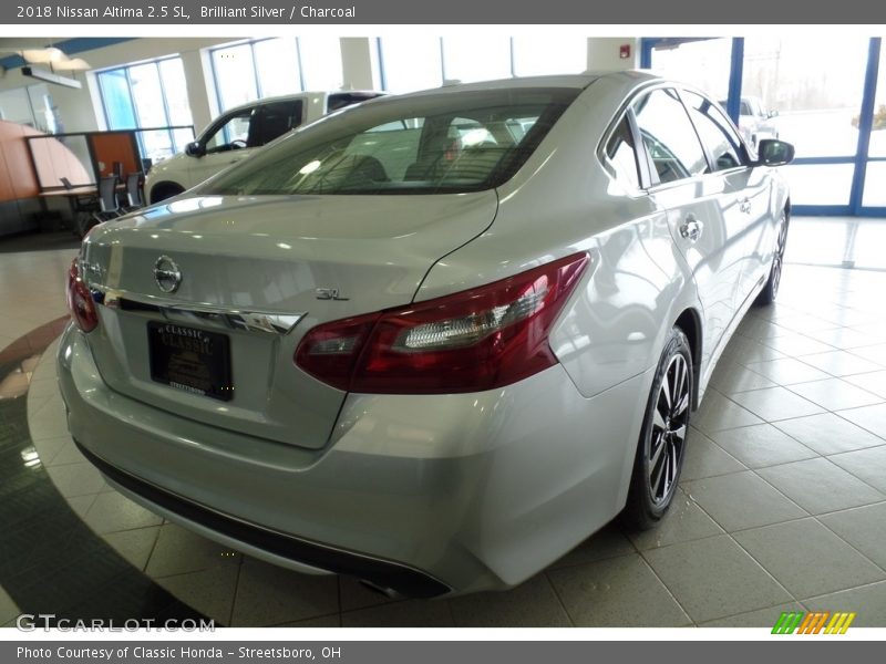 Brilliant Silver / Charcoal 2018 Nissan Altima 2.5 SL
