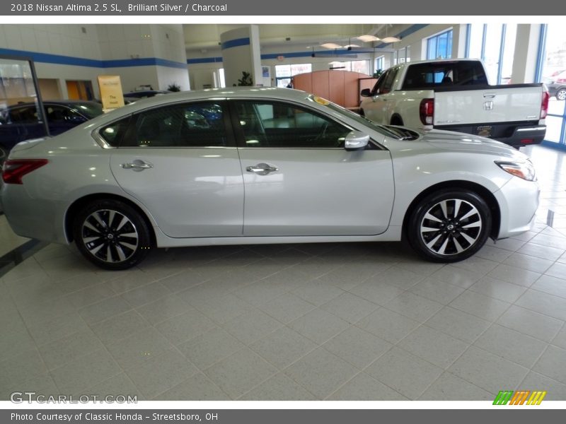 Brilliant Silver / Charcoal 2018 Nissan Altima 2.5 SL