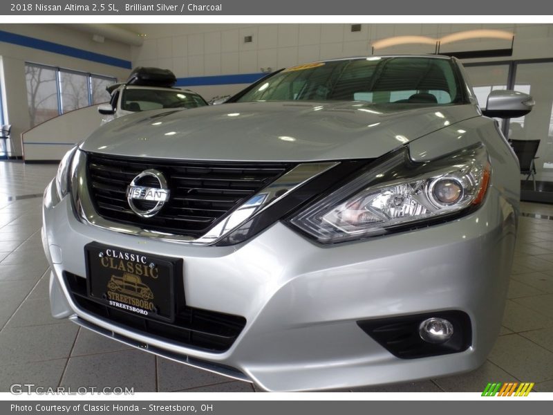 Brilliant Silver / Charcoal 2018 Nissan Altima 2.5 SL