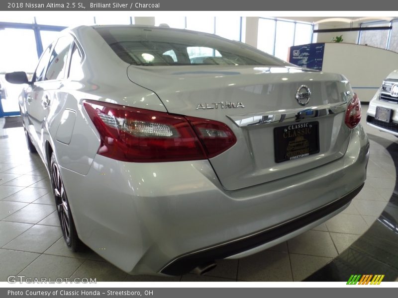 Brilliant Silver / Charcoal 2018 Nissan Altima 2.5 SL