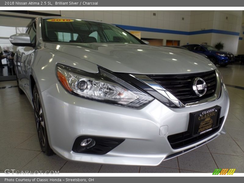 Brilliant Silver / Charcoal 2018 Nissan Altima 2.5 SL