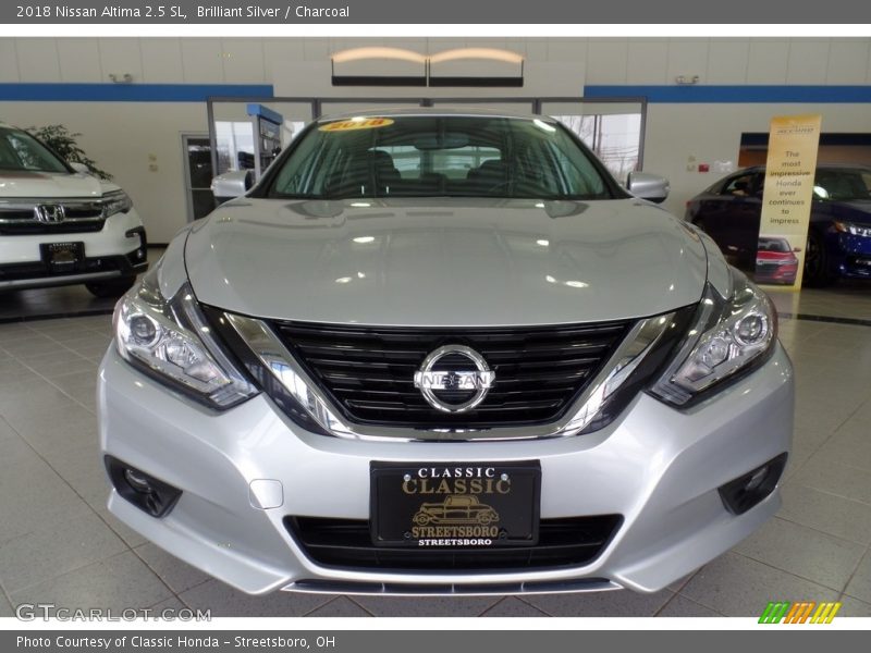 Brilliant Silver / Charcoal 2018 Nissan Altima 2.5 SL