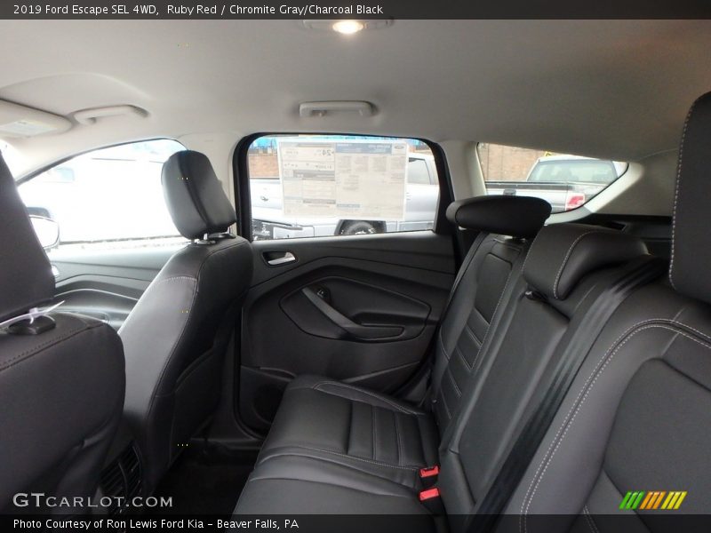 Ruby Red / Chromite Gray/Charcoal Black 2019 Ford Escape SEL 4WD