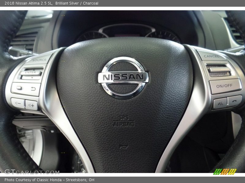 Brilliant Silver / Charcoal 2018 Nissan Altima 2.5 SL