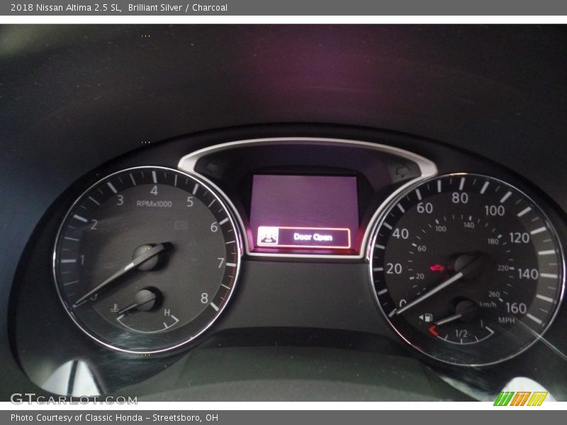 Brilliant Silver / Charcoal 2018 Nissan Altima 2.5 SL