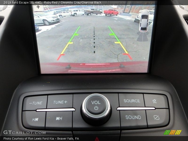 Ruby Red / Chromite Gray/Charcoal Black 2019 Ford Escape SEL 4WD