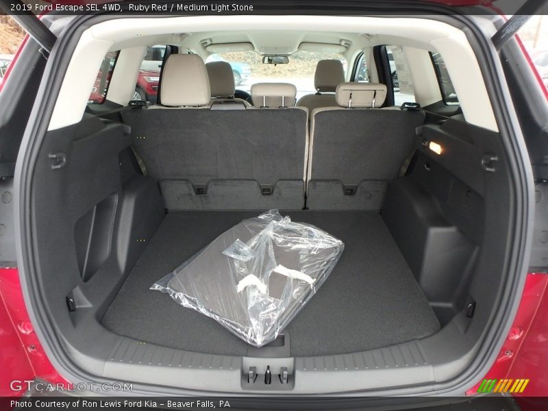Ruby Red / Medium Light Stone 2019 Ford Escape SEL 4WD