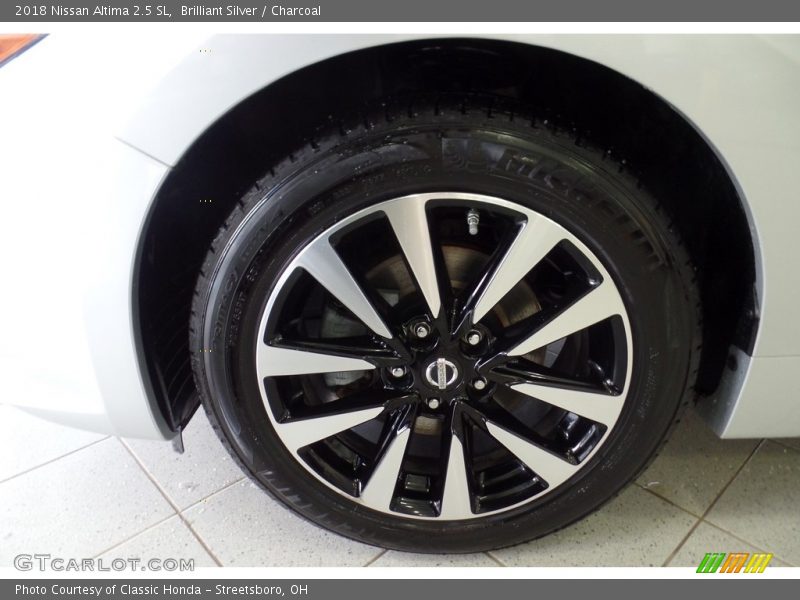 Brilliant Silver / Charcoal 2018 Nissan Altima 2.5 SL