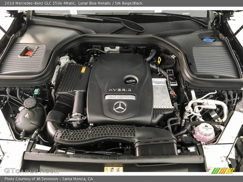 Lunar Blue Metallic / Silk Beige/Black 2019 Mercedes-Benz GLC 350e 4Matic