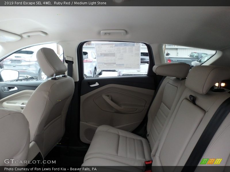 Ruby Red / Medium Light Stone 2019 Ford Escape SEL 4WD